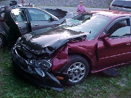 The car that hit her